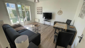 Studio avec jardin centre ville Cabourg La Roseraie